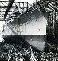 USS Houston спуск на воду
