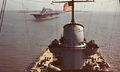 Авианосец USS Lexington с борта линкора USS Iowa, 1943 г.