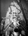 Кормовая часть линкора USS Iowa на церемонии ввода в строй. Верфь Нью-Йорка, 22 февраля 1943 г.