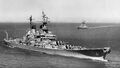 Линкоры USS Iowa и USS New Jersey в Атлантике после окончания Корейской войны.