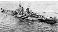 Линкор USS Iowa в камуфляже, январь 1945 г.