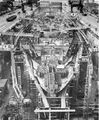 Постройка корпуса линкора USS Kentucky. Военно-морская верфь, Норфолк, 4 февраля 1946 г.