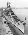 Крейсер USS Los Angeles (CA 135). Верфь о. Мэйр, Калифорния. 20 июля 1954 года