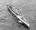 Легкий крейсер USS Marblehead. Нью-Йорк, 14 октября 1942 г.