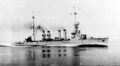 Легкий крейсер USS Marblehead на скоростных испытаниях, 15 августа 1924 г.