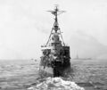 Легкий крейсер USS Marblehead. Нью-Йорк, 11 октября 1942 г.