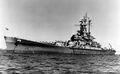 Линкор USS Massachusetts в конце активной службы, 22 января 1946 г.