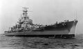 Линкор USS Massachusetts, 12 мая 1942 г.