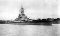 Линкор USS Massachusetts покидает верфь в Пьюджет Саунд, июль 1944 г.