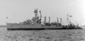 Легкий крейсер USS Memphis. Нью-Йорк, 2 ноября 1942 г.
