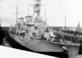 Легкий крейсер USS Memphis в доке Киля, 1926-27 гг.