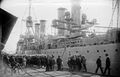 Легкий крейсер USS Memphis в Сент-Назере, Франция, 26 июня 1926 г.