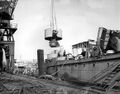 Разборка крейсера USS Milwaukee в Уилмингтоне, шт. Делавэр, 1949 г.