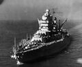 USS Mississippi (BB-41), вид спереди