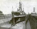 USS Mississippi (BB-41), в сухом доке
