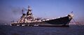 Линкор USS Missouri в греческом Пирее, апрель 1946 г.