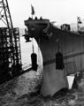 Спуск на воду линкора USS Missouri. Верфь Нью-Йорка, 29 января 1944 г.