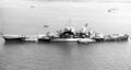 Линкор USS Missouri в гавани Нью-Йорке, 30 июля 1944 г.