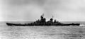 Линкор USS Missouri в море, начала 1945 г.