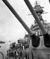 Подписание капитуляции Японии на борту линкора USS Missouri, 2 сентября 1945 г.
