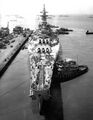 Линкор USS Missouri по возвращении из Кореи.
