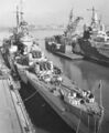 USS Montpelier на военно-морской верфи Мэр-Айленд (Калифорния) (18.10.1944 года).