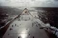Линкор USS New Jersey на ходовых испытаниях. Калифорния, 25-28 сентября 1982 г.