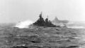 Линкор USS New Jersey и авианосец USS Hancock, 8 ноября 1944 г.