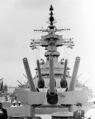 Носовые 406-мм башни и надстройка линкора USS New Jersey, 1968-69 гг.