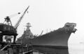 Расконсервация линкора USS New Jersey в базе снабжения Байонн, 21 ноября 1950 г.
