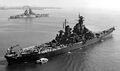 Линкор USS New Jersey, 1943 г. На заднем плане - французский Richelieu.