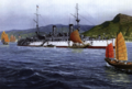 USS Olympia в Гонконге - картина