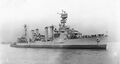 Легкий крейсер USS Omaha в Нью-Йорке, 10 февраля 1943 г.