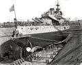 USS Oregon в сухом доке, Сан-Франциско, Калифорния 1896 год