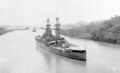 Линкор USS Pennsylvania в Панамском канале, 20 января 1921 г.