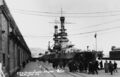 Линкор USS Pennsylvania в Веллингтоне, Новая Зеландия, лето 1925 г.