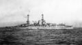 Линкор USS Pennsylvania по пути во Францию, 13 декабря 1918 г.