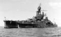 Линкор USS Pennsylvania перед атомными испытаниями у ат.Бикини, 15 июня 1946 г.