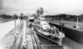 Линкор USS Pennsylvania в Панамском канале, 1931-32 гг.