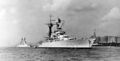 Линкоры USS Tennessee и USS Pennsylvania (позади). Нью-Йорк, 1934 г.