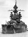 Линкор USS Pennsylvania перед атомными испытаниями. ат.Бикини, июнь 1946 г.