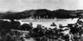 Легкий крейсер USS Raleigh в Панамском канале, октябрь 1934 г.