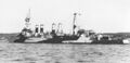 Легкий крейсер USS Raleigh на верфи Пьюджет-Саунд, 25 мая 1944 г.