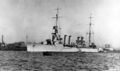 Легкий крейсер USS Raleigh во французском Марселле, 1920-е гг.