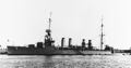 Легкий крейсер USS Raleigh в итальянском Неаполе, 1920-е гг.