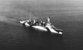 Легкий крейсер USS Raleigh на верфи Пьюджет-Саунд, 28 мая 1944 г.