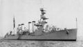 Легкий крейсер USS Raleigh.