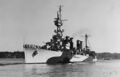 Легкий крейсер USS Raleigh на верфи Пьюджет-Саунд, 25 мая 1944 г.