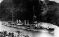 Легкий крейсер USS Richmond в Панамском канале, 18-19 февраля 1925 г.
