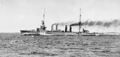 Легкий крейсер USS Richmond на скорости 30 узлов. Верфь «Cramp», 11 мая 1923 г.